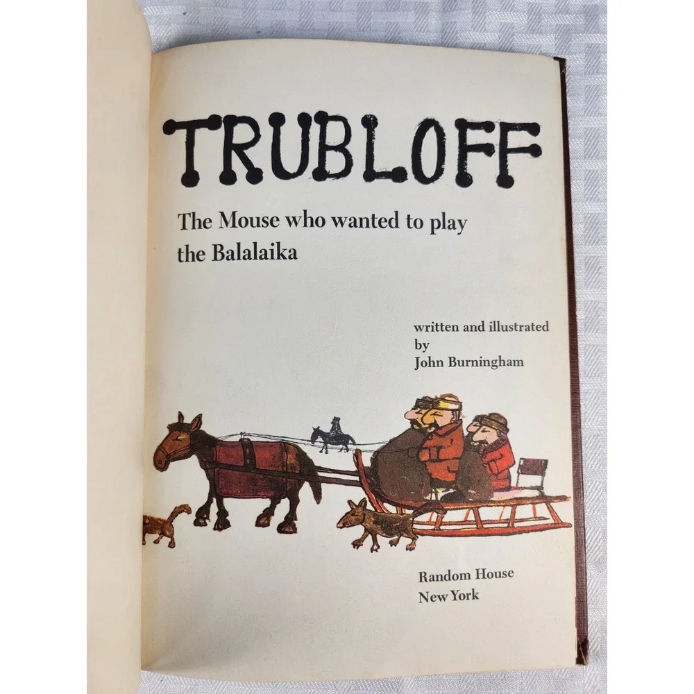 2 Books In 1 PETUNIA, I LOVE YOU and TRUBLOFF Roger Duvoisin 1965 BURNINGHAM